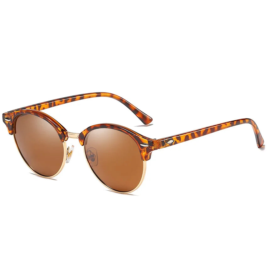 sunglasses 4 Color Men’s Polarized Driving Sunglasses Round Classic Frame