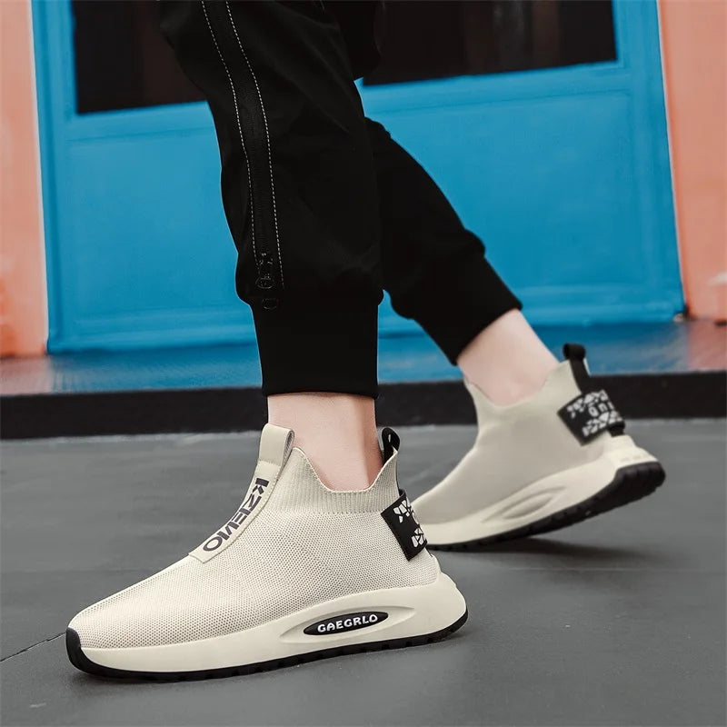 Men's Breathable Sock Sneakers Casual Walking Shoes