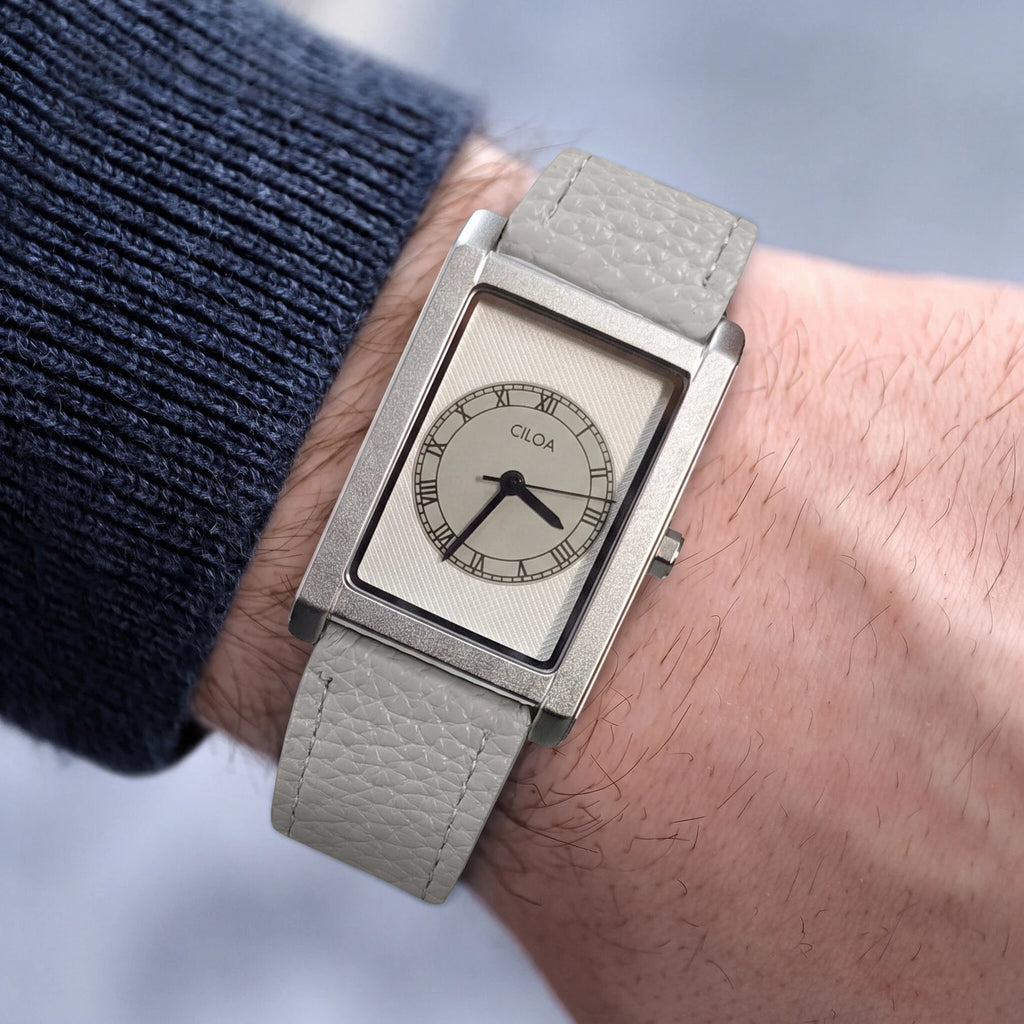 Vintage Rectangle Quartz Watch – Minimalist Business Style