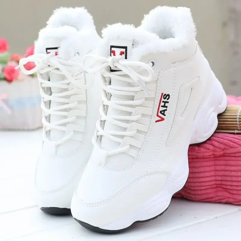 Women’s Winter Cotton Sneakers Warm Thick Sole Casual