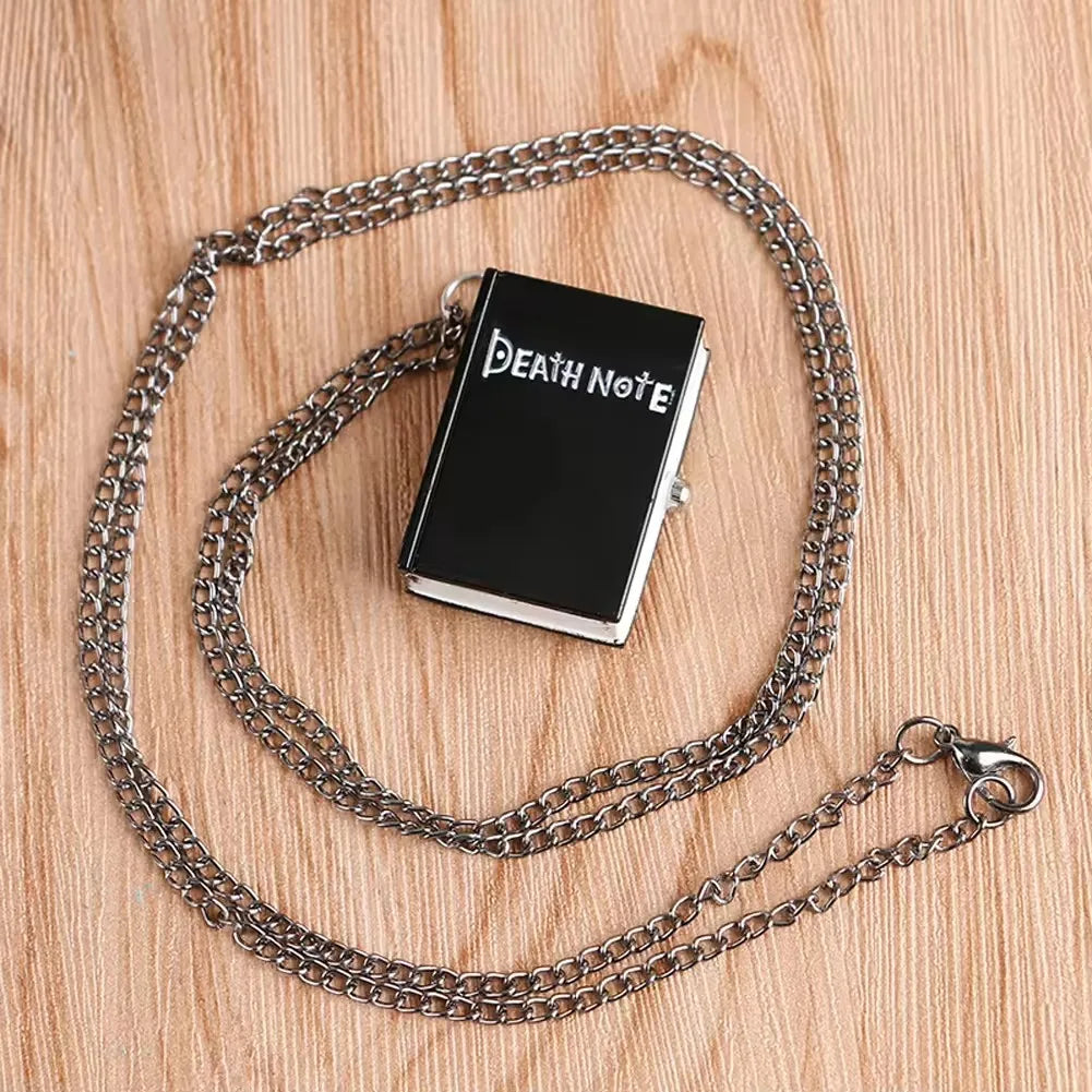 Anime Death Note Pocket Watch Necklace – Quartz Antique