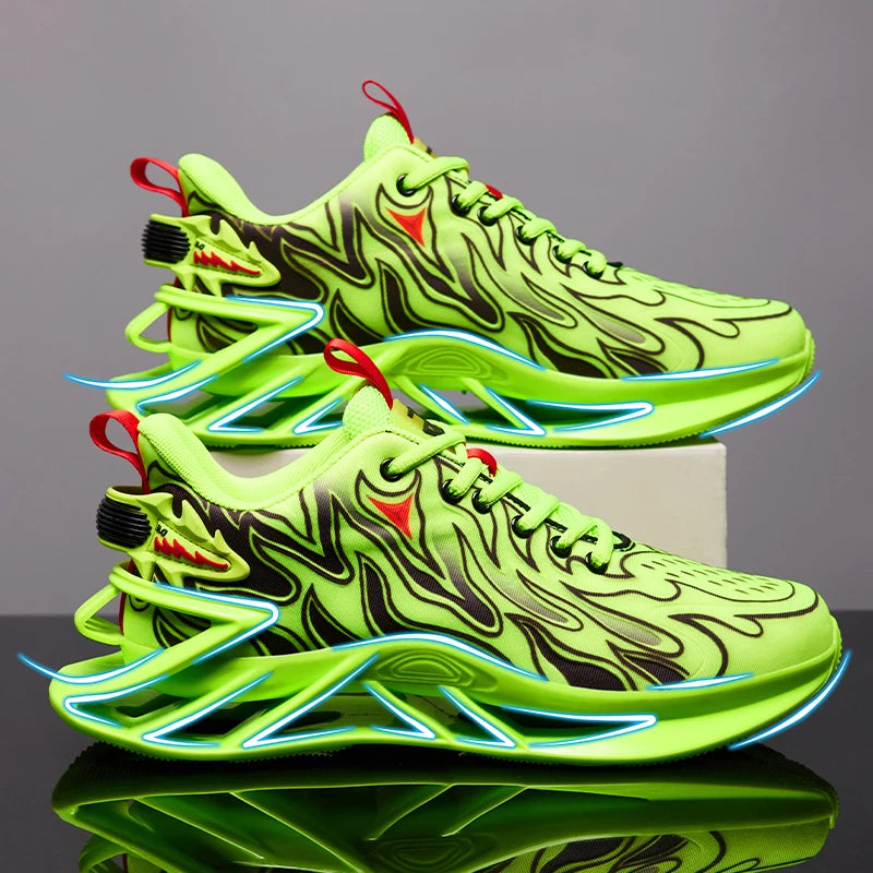 Men's Casual Running Sneakers – Breathable Fabric Design