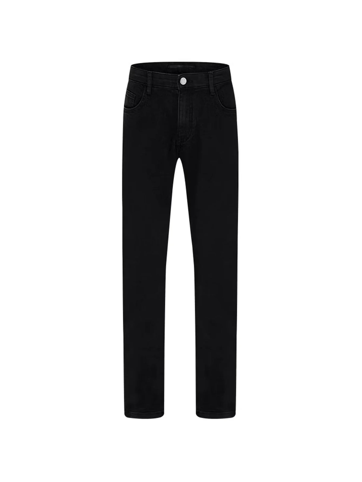 Men’s Slim Black Jeans High Waist Casual Denim Pants