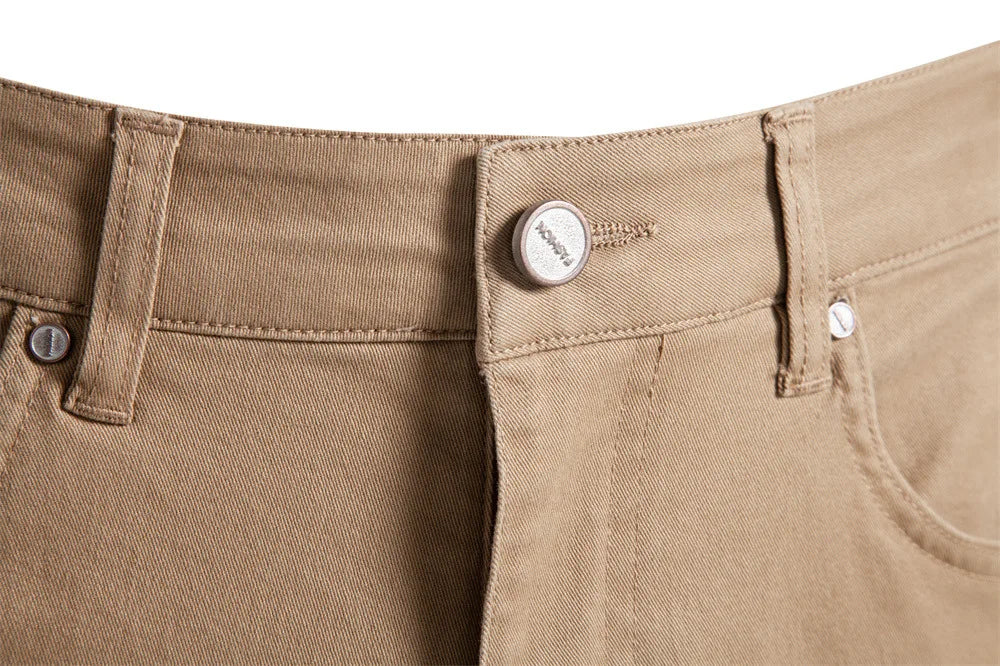 Men’s Cotton Straight-Leg Trousers Smart Casual Fit