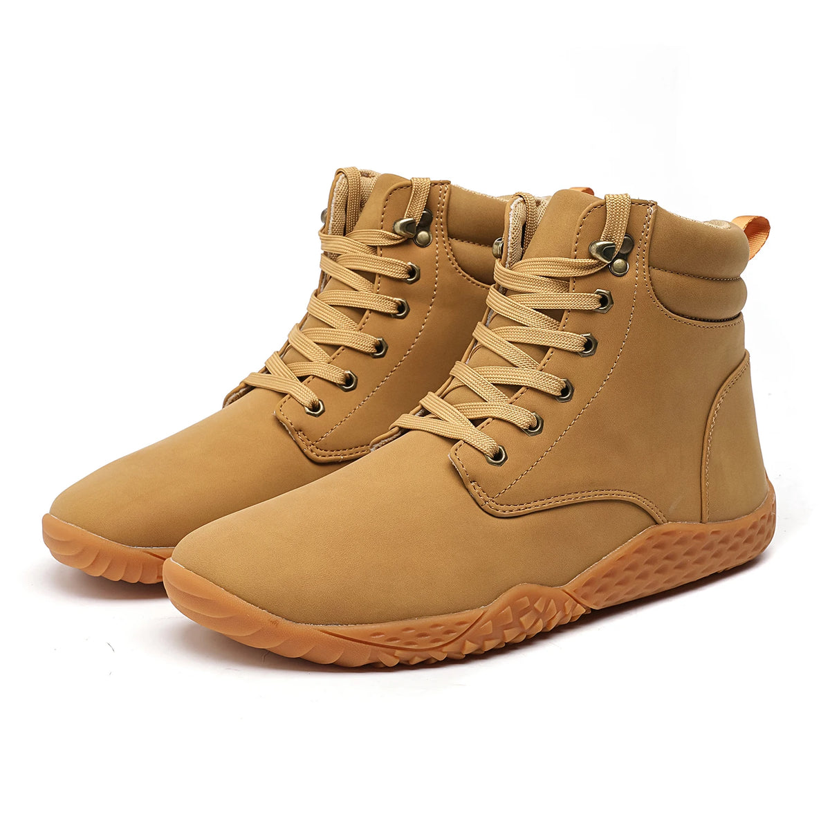 Brown Color Men’s Barefoot Casual Sneakers – Lightweight & Breathable