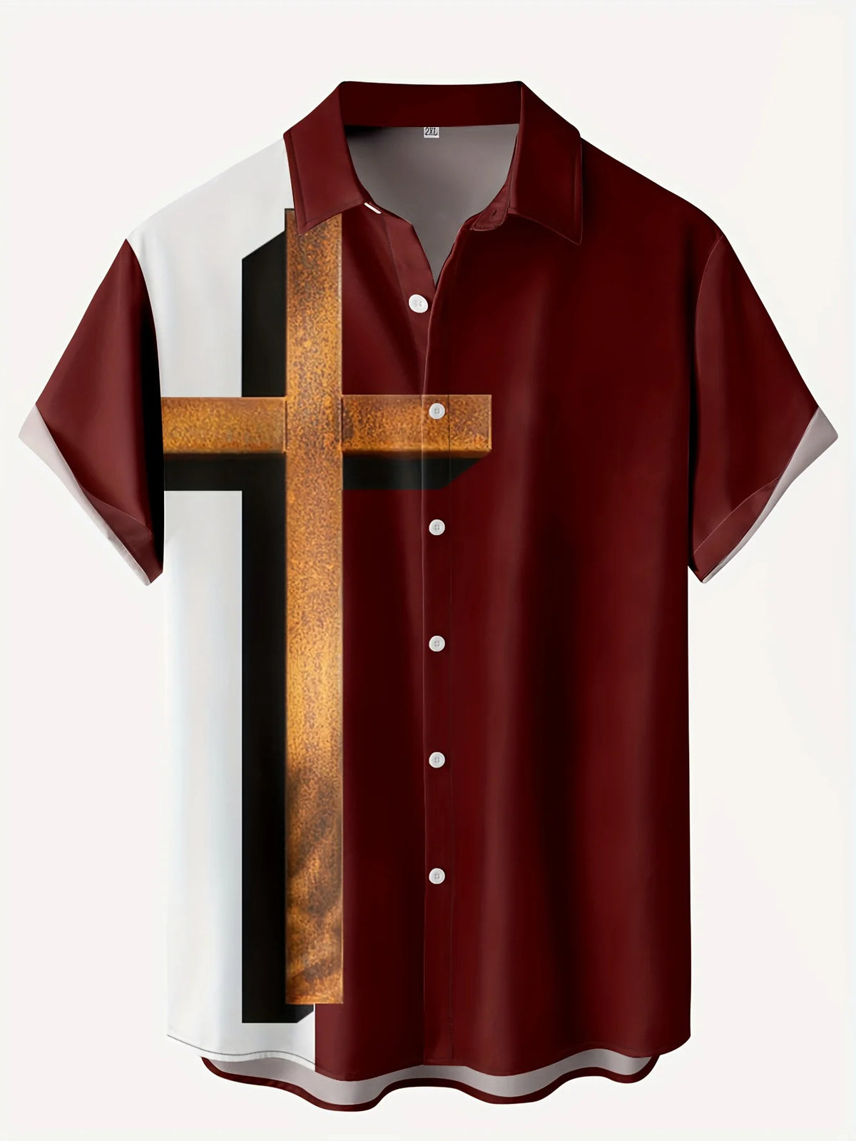 Men's Striped Hawaiian Shirt – Casual Short Sleeve