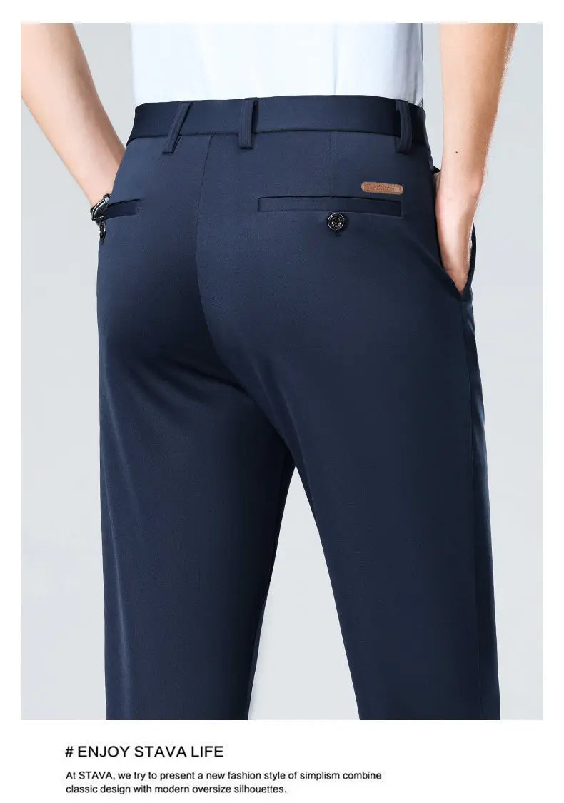 Blue Color Men’s Golf Pants Stretch Quick-Dry Lightweight Trousers