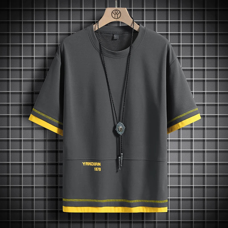 Men's Hip Hop Oversized Streetwear T-Shirt