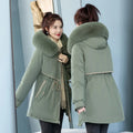 Women’s Long Winter Parka With Removable Liner Hood