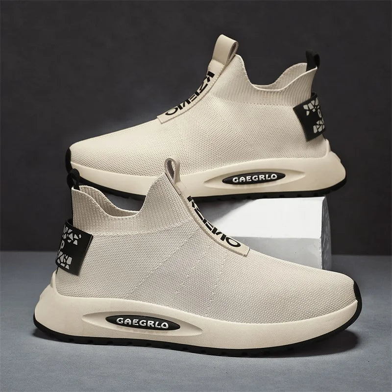 Men's Breathable Sock Sneakers Casual Walking Shoes