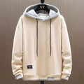 Men’s Patchwork Pullover Sweatshirt Casual Streetwear