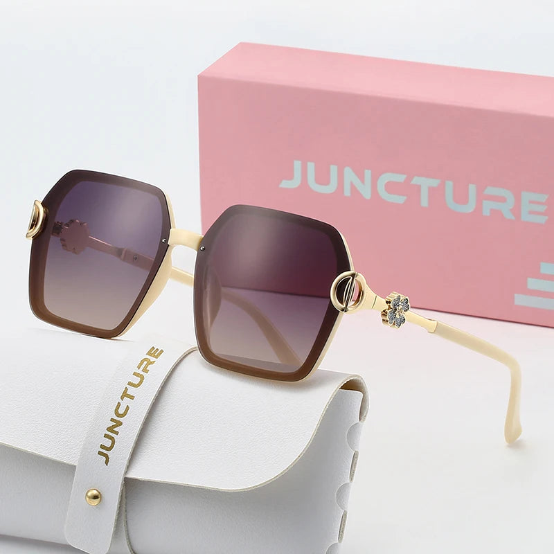 Women’s Polarized Square Sunglasses UV400 Gradient Lenses