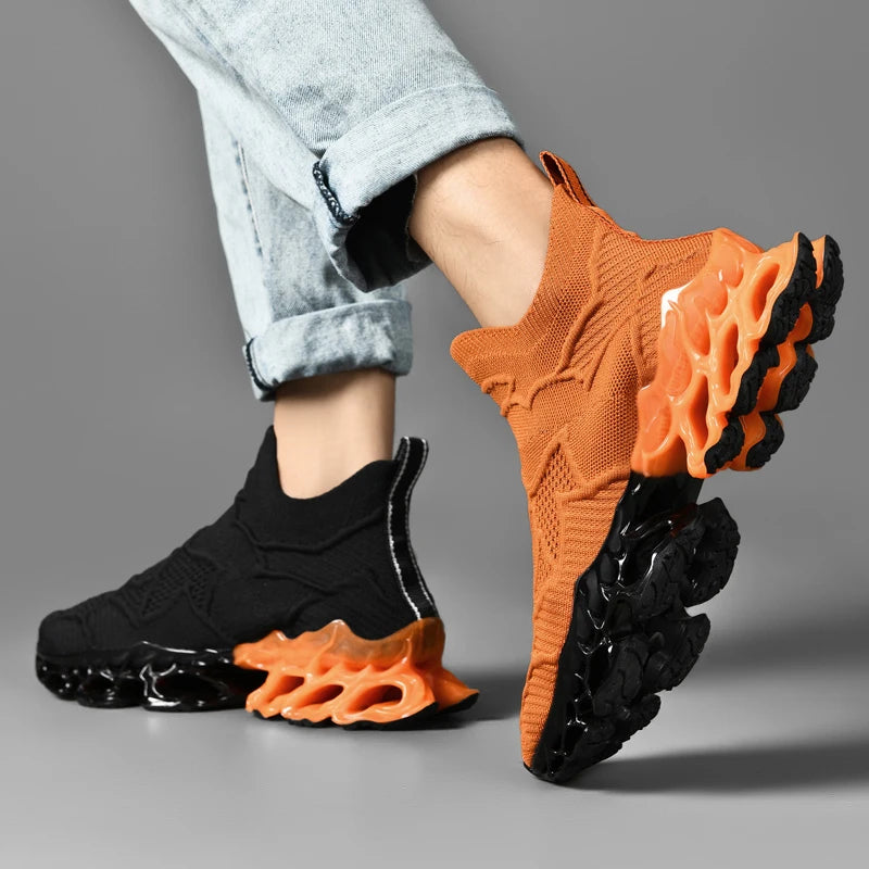 Men's Slip-On Breathable Sneakers Casual Running Shoes