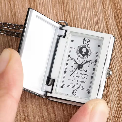 Anime Death Note Pocket Watch Necklace – Quartz Antique
