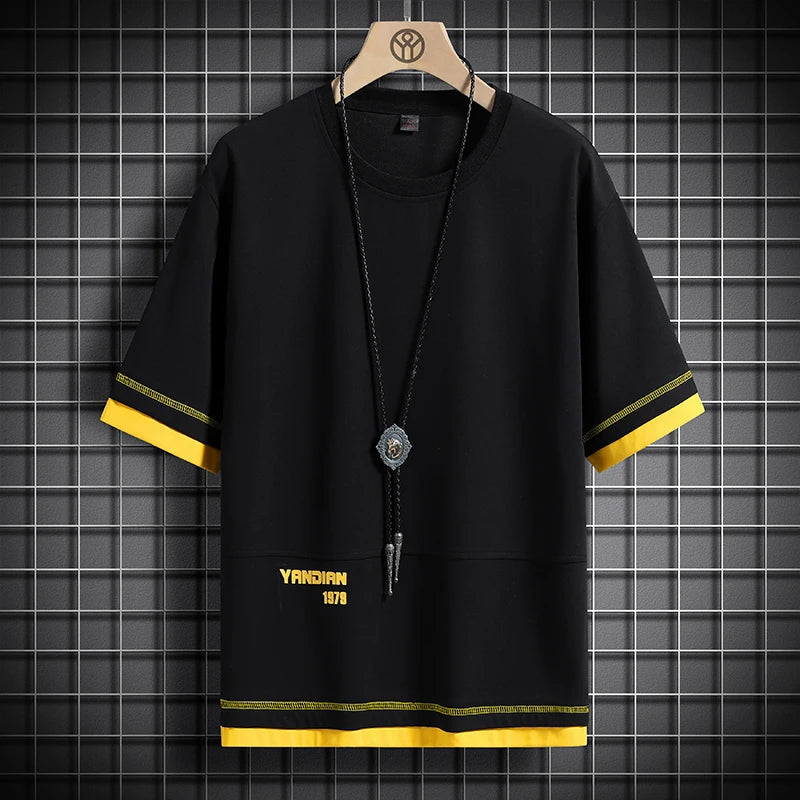 Men's Hip Hop Oversized Streetwear T-Shirt