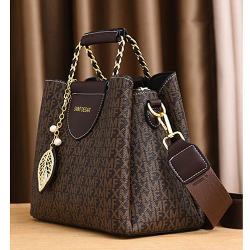 Women’s PU Shoulder Handbag – Soft Square Crossbody Bag