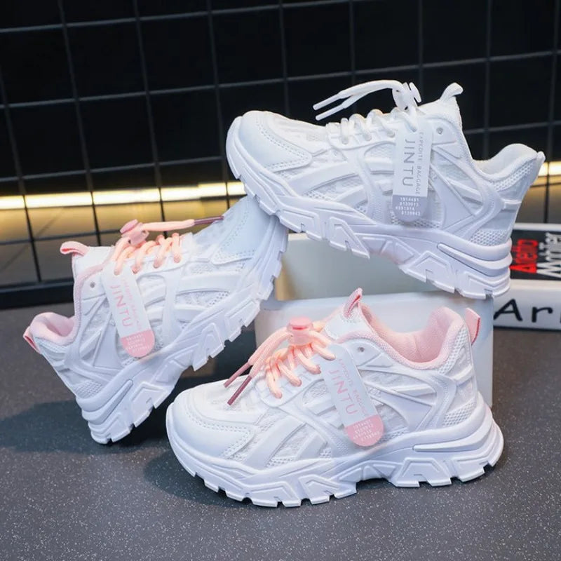 Kids Mesh Sneakers for Boys and Girls – Breathable Casual