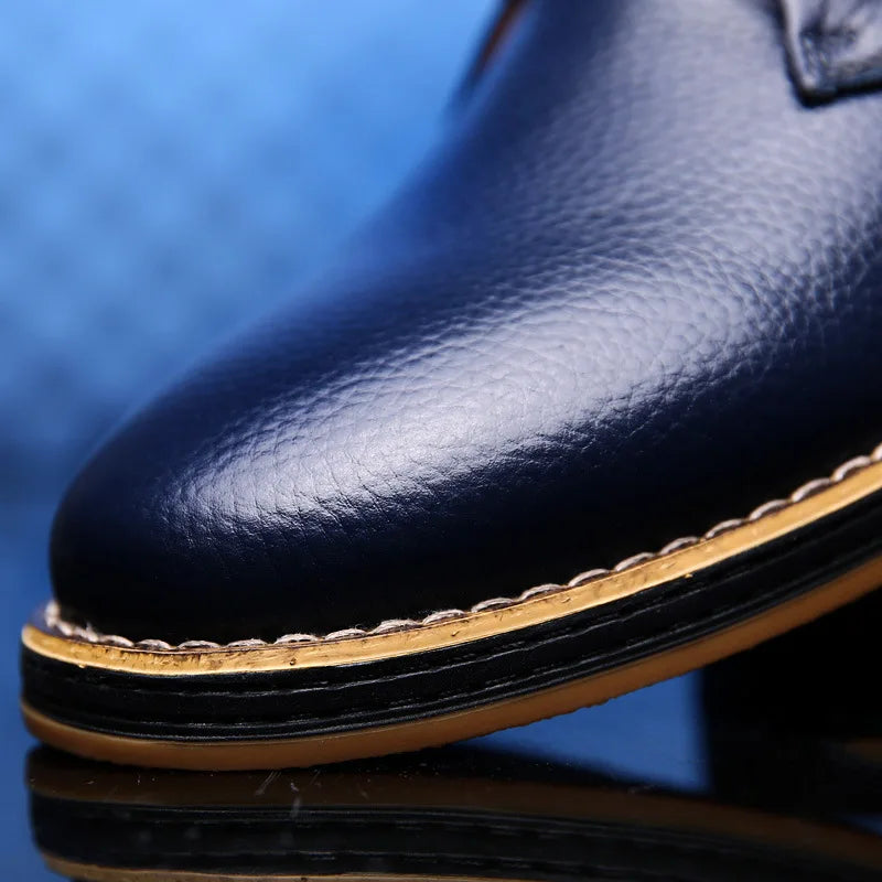 Men’s Genuine Leather Oxford Dress Shoes