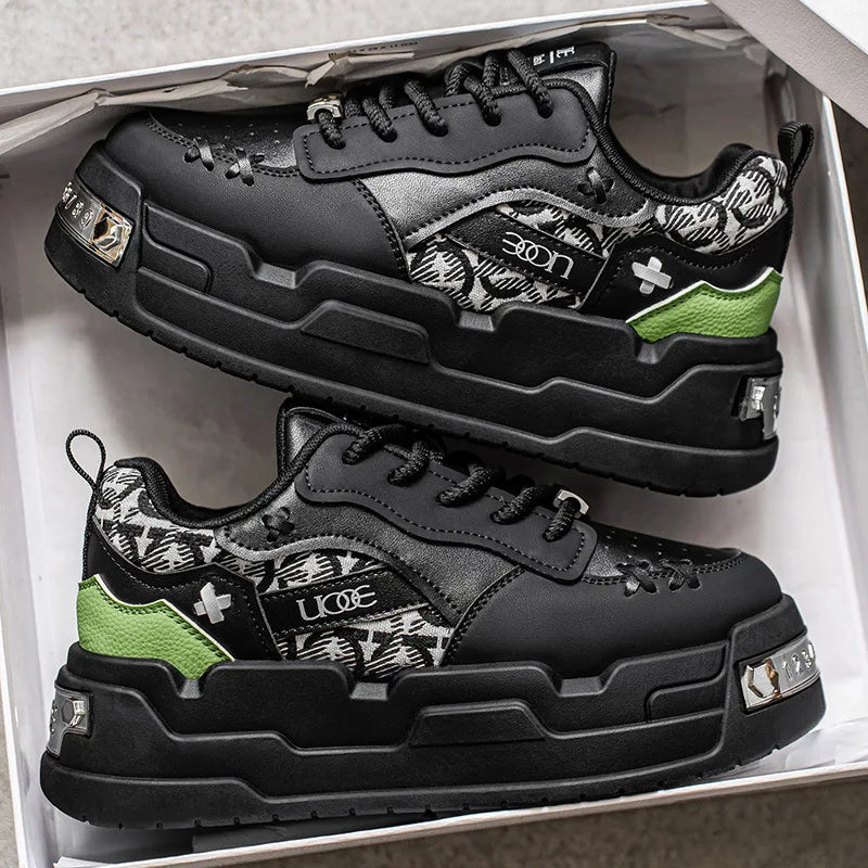 Men’s Casual Height Increase Sneakers With Thick Sole