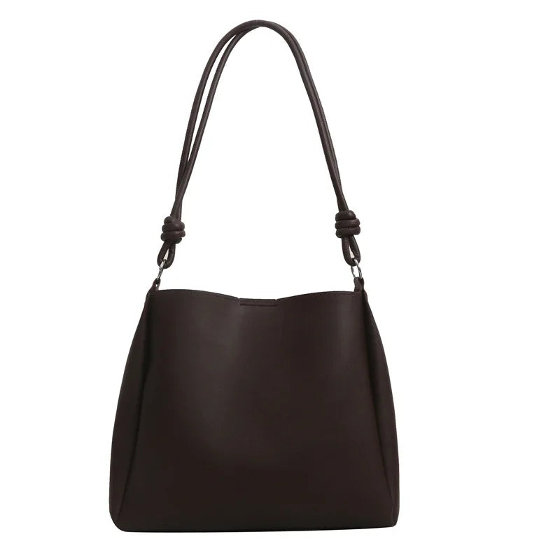 coffee Color Women’s Vintage Shoulder Bag High-Capacity Crossbody