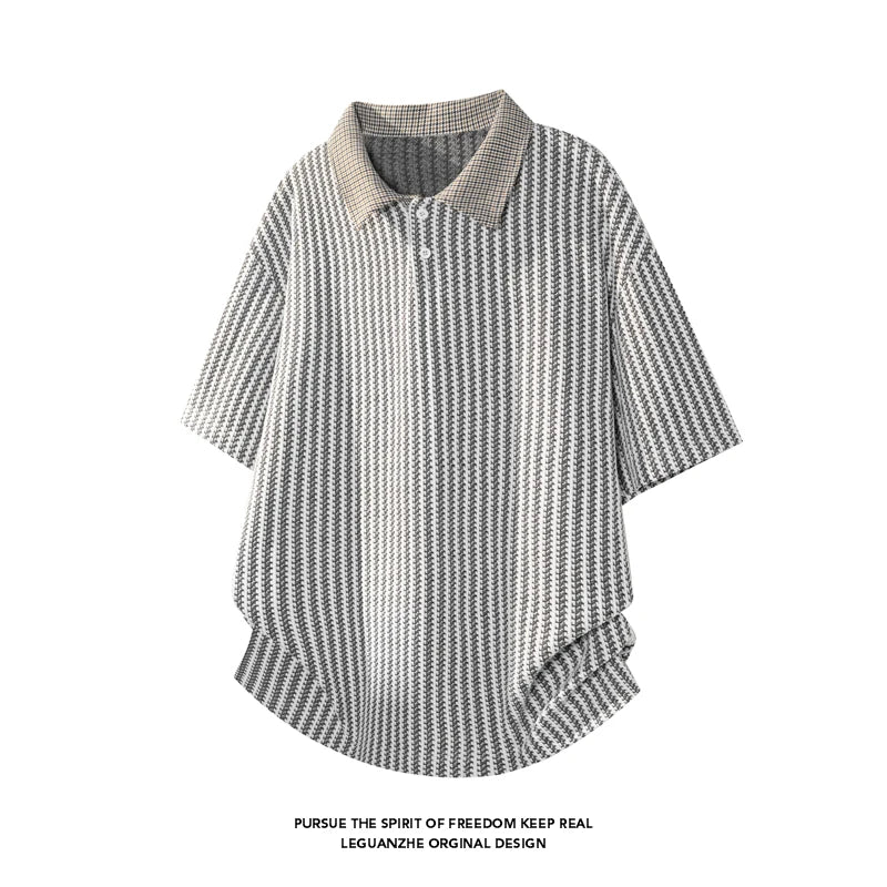 Men’s Breathable Casual Polo Shirt Short Sleeve