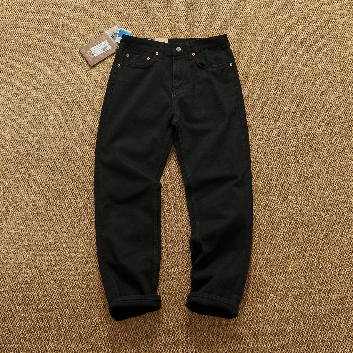 Men’s Vintage Straight Leg Denim Jeans – Relaxed Fit