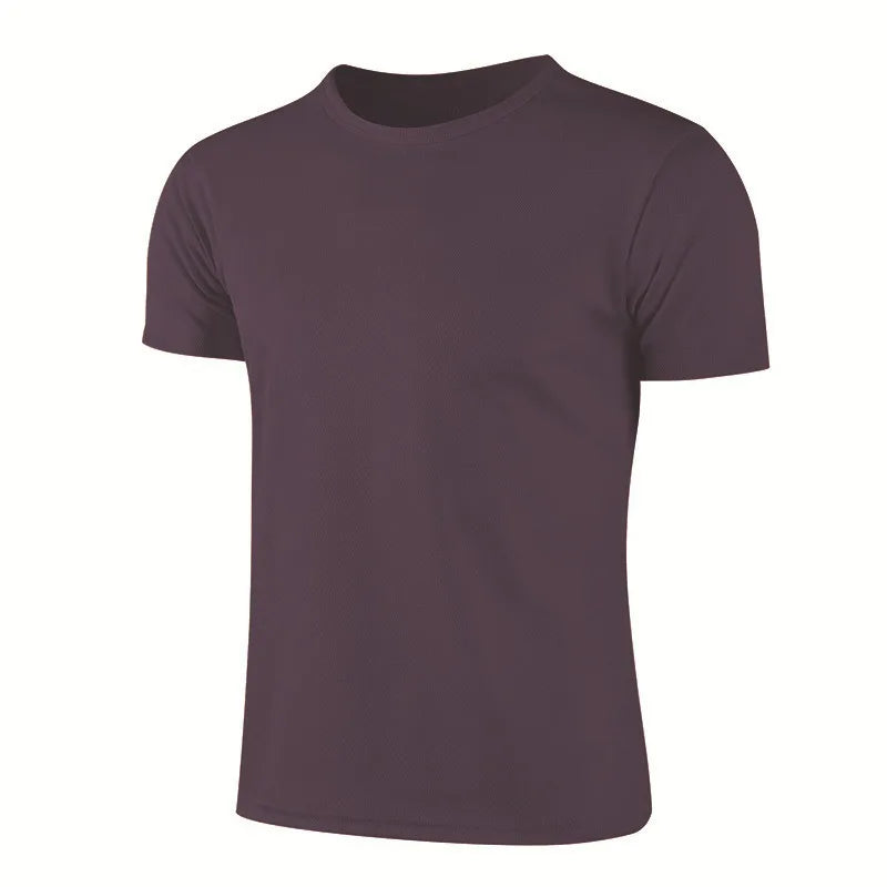 purple Color Unisex Quick-Dry Work And Campaign T-Shirt