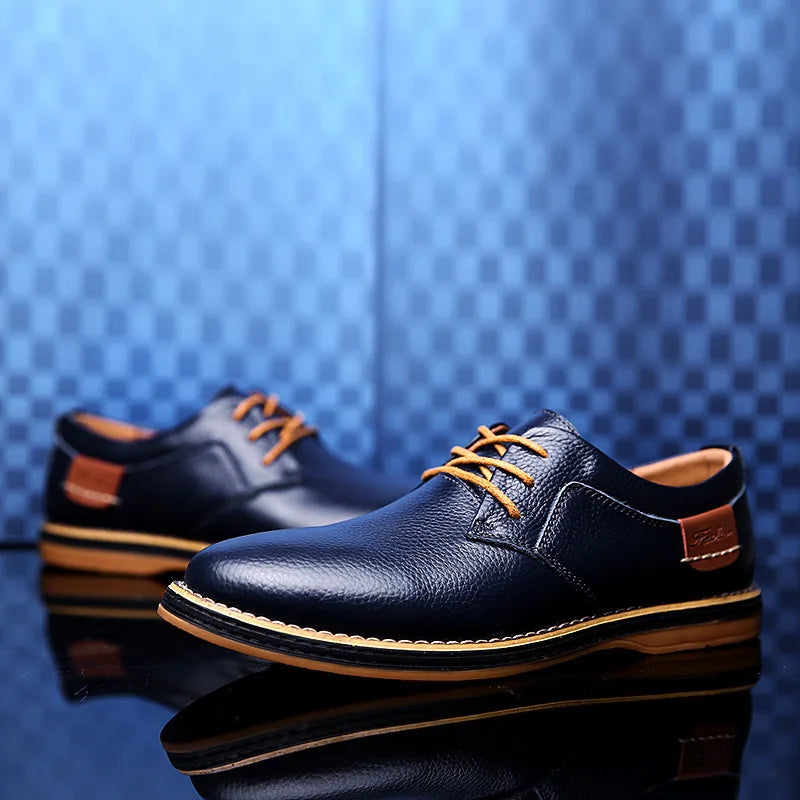 Men’s Genuine Leather Oxford Dress Shoes