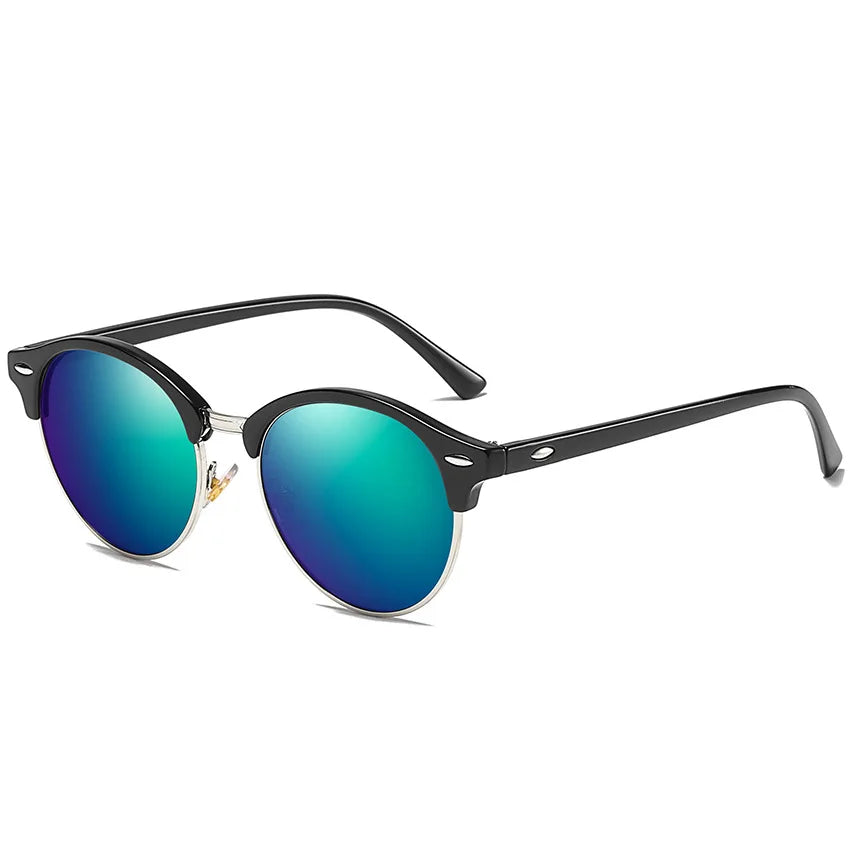 sunglasses 6 Color Men’s Polarized Driving Sunglasses Round Classic Frame