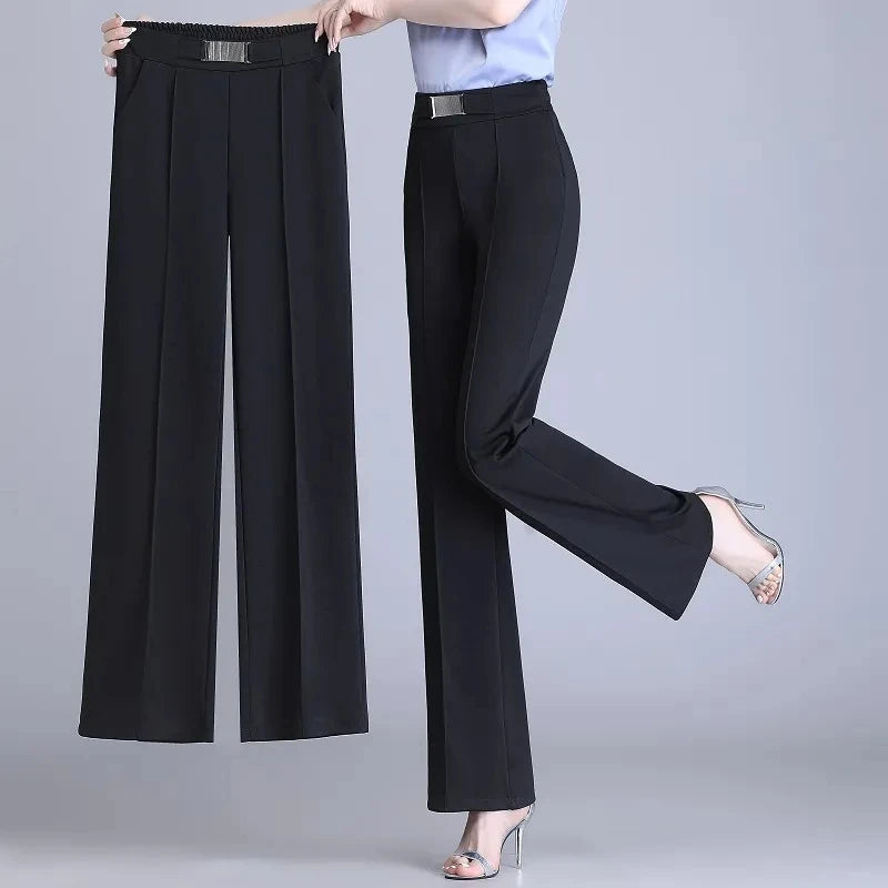 Women’s High-Waist Wide-Leg Dress Pants