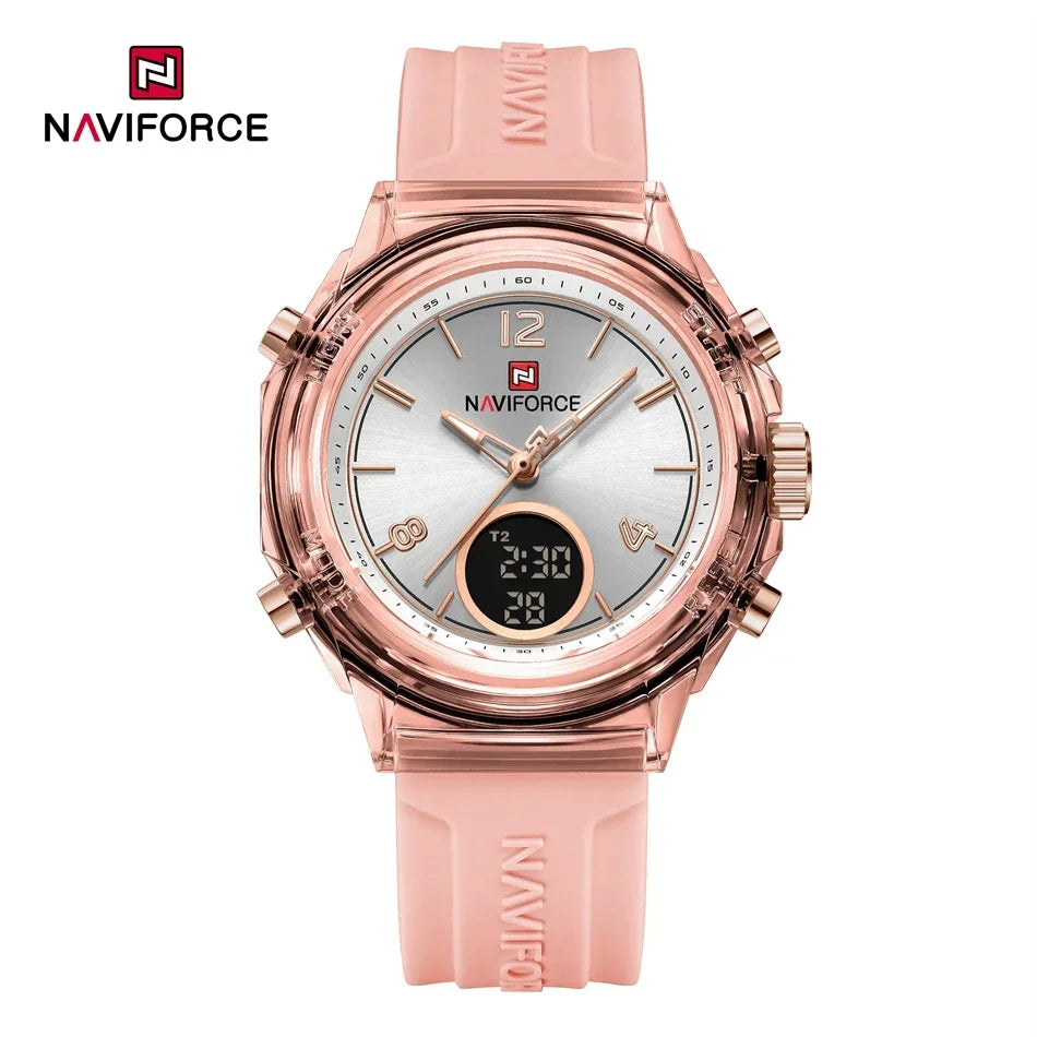 PW Color Women’s Dual Display Sports Watch – 50M Water Resistant