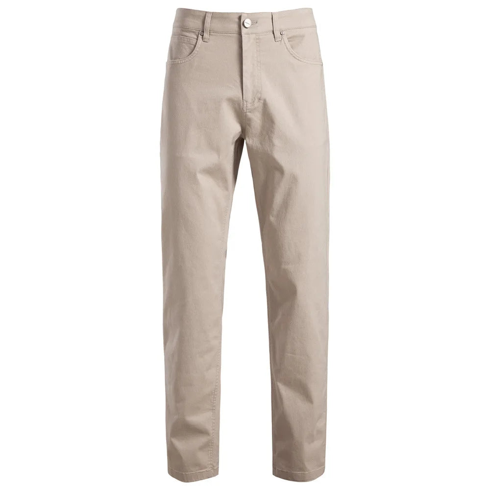 Men’s Cotton Straight-Leg Trousers Smart Casual Fit