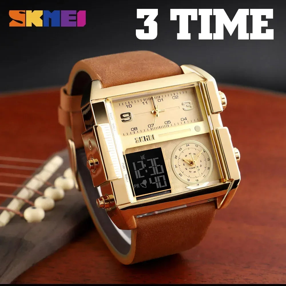 Men’s Digital Sport Watch Quartz Dual Display