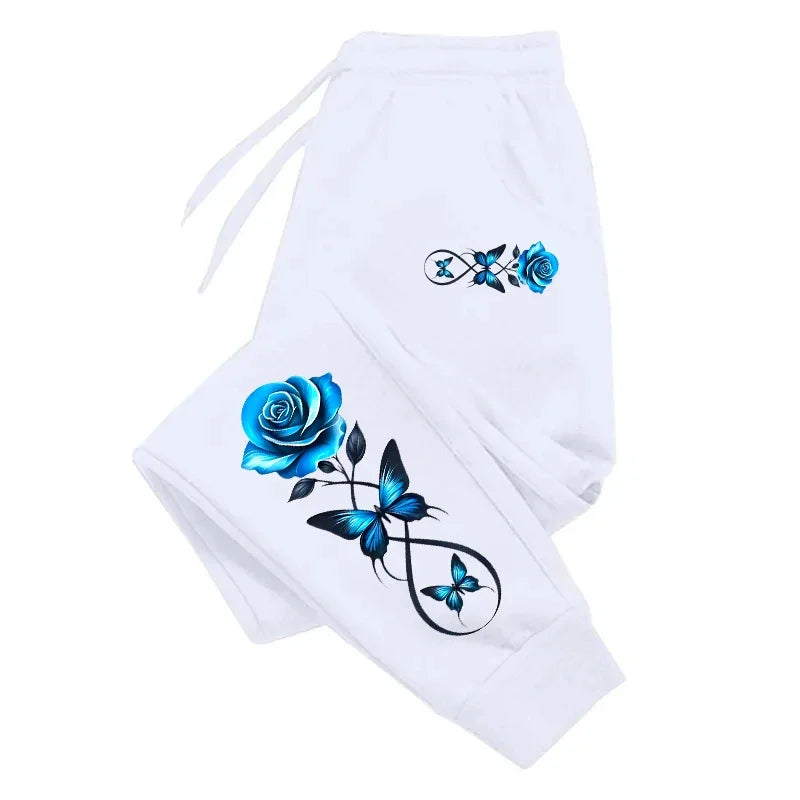 Women’s Casual Jogger Sweatpants With Elastic Waistband