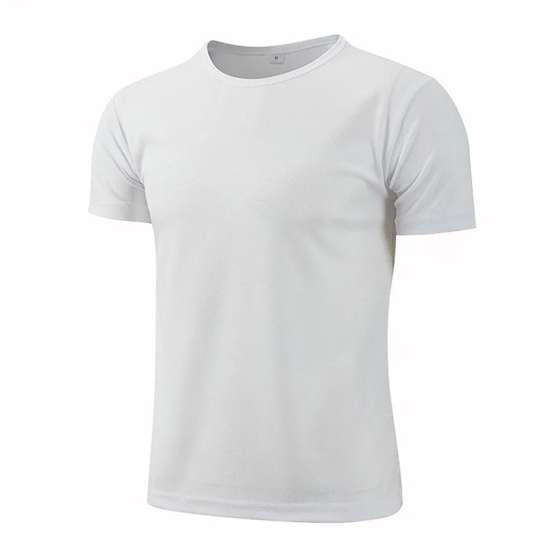 white Color Unisex Quick-Dry Work And Campaign T-Shirt