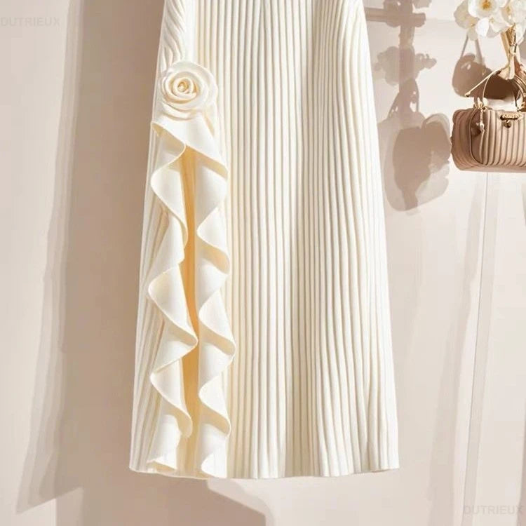 Women’s Ruched A-Line Mini Skirt High Waist Casual