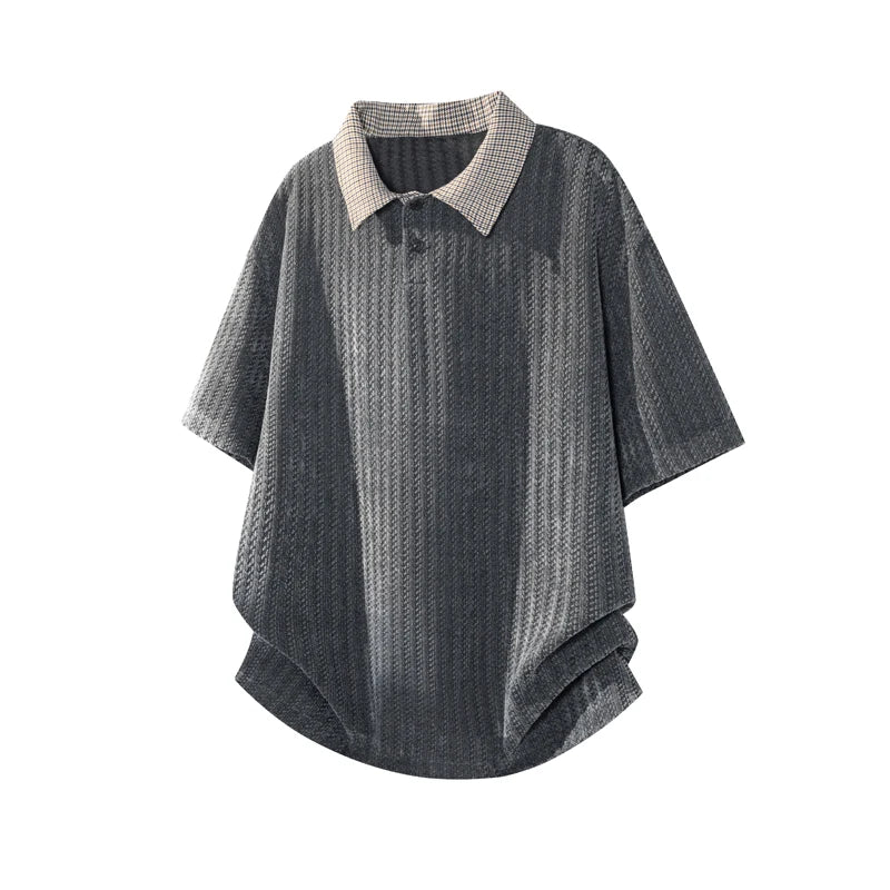 Men’s Breathable Casual Polo Shirt Short Sleeve