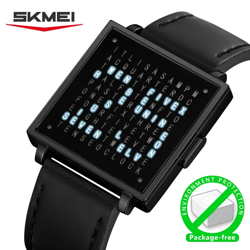Square Digital Sport Watch With LED Light & Calendar