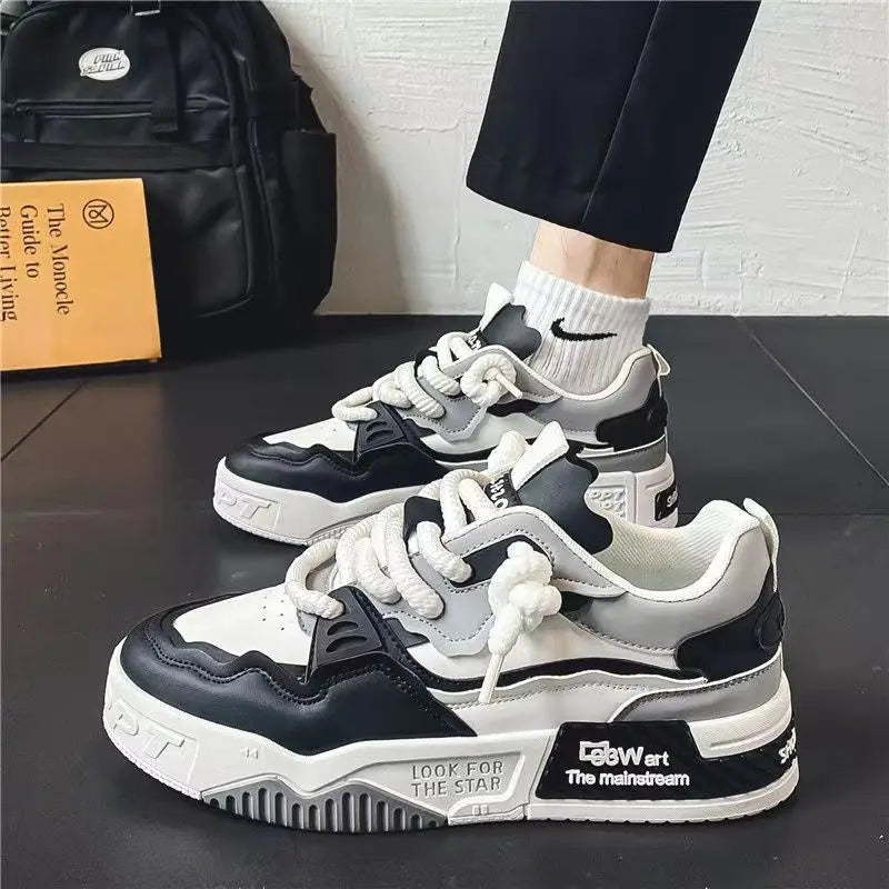 Men's Breathable Casual Sneakers For Walking And Running
