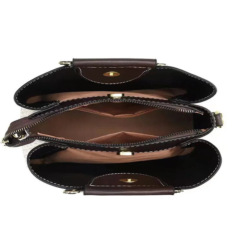 Women’s PU Shoulder Handbag – Soft Square Crossbody Bag