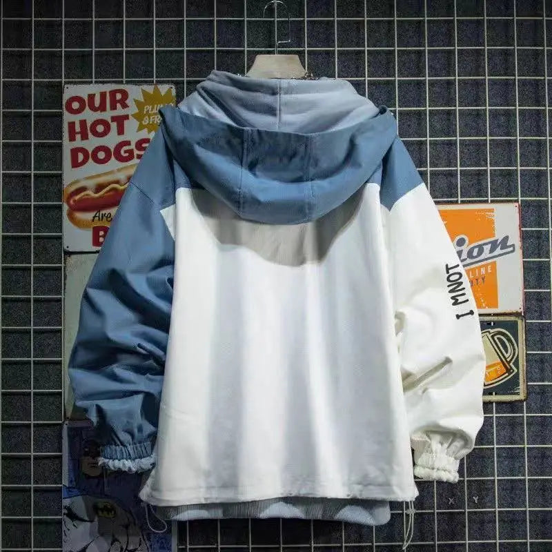 Women’s Shark Print Zip Hoodie Jacket Harajuku Style