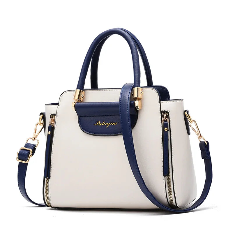Beige Color Women’s PU Shoulder Handbag – Soft Square Pillow Style
