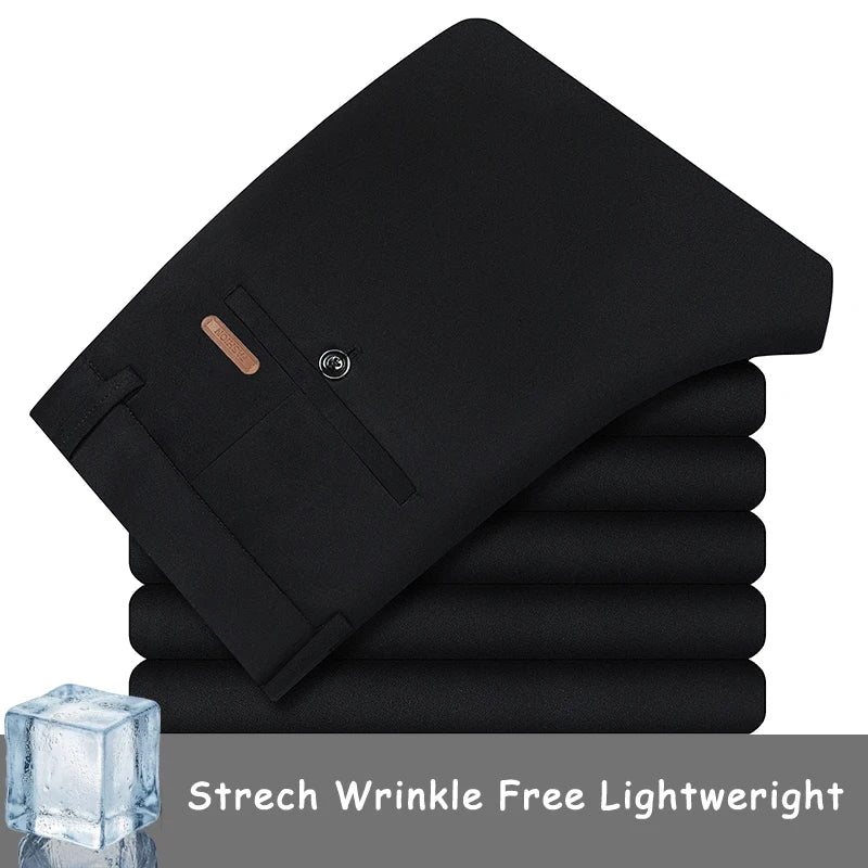 Men’s Golf Pants Stretch Quick-Dry Lightweight Trousers
