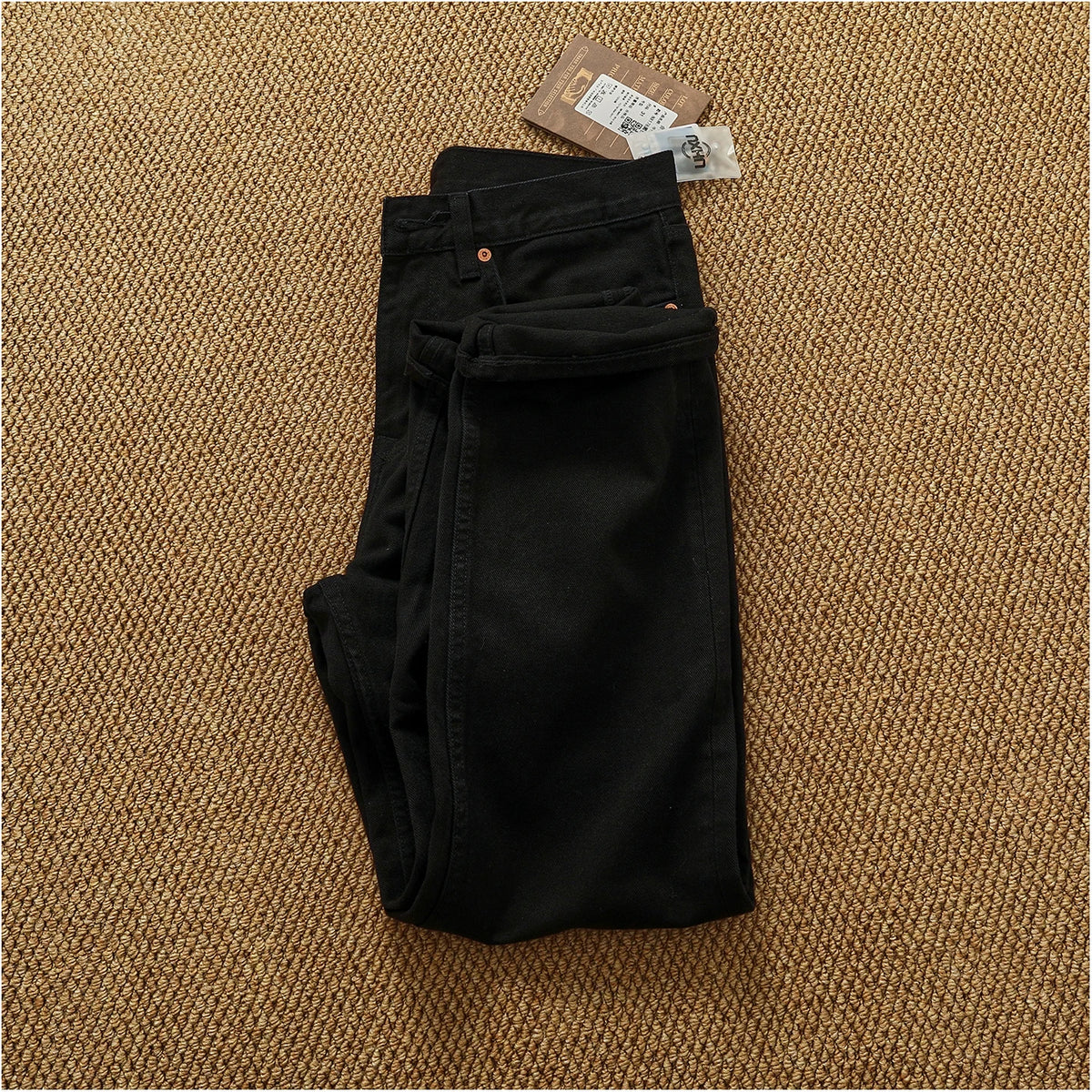 Men’s Vintage Straight Leg Denim Jeans – Relaxed Fit
