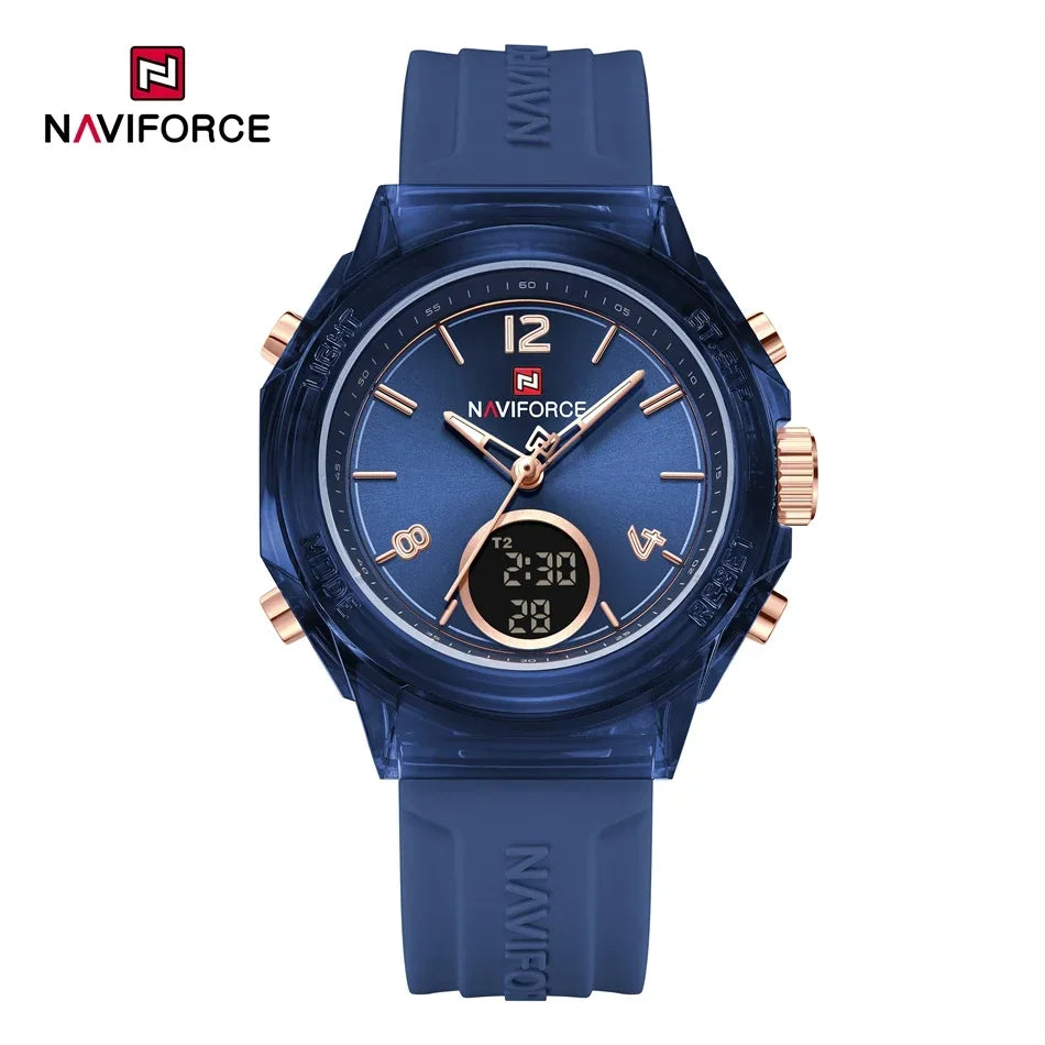 DBEDBE Color Women’s Dual Display Sports Watch – 50M Water Resistant