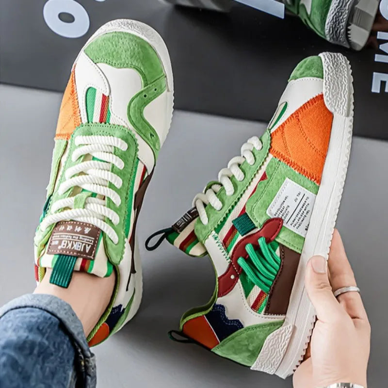 Men’s Canvas Casual Sneakers – Lightweight Breathable Style