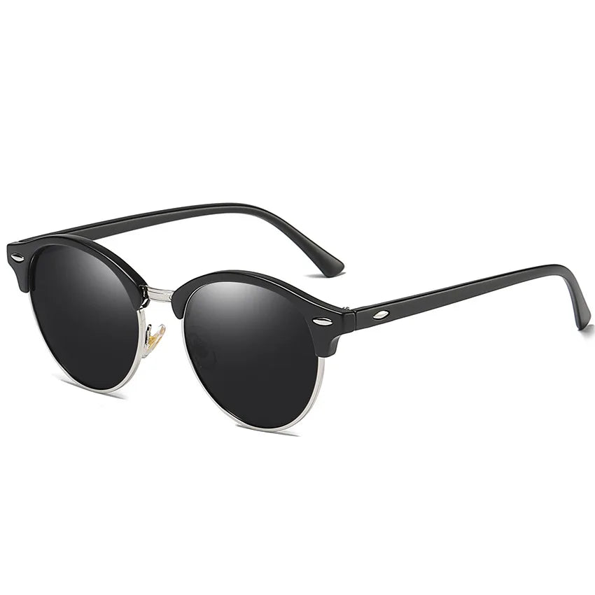 sunglasses 2 Color Men’s Polarized Driving Sunglasses Round Classic Frame