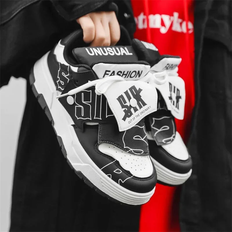 Men's Casual Sneakers With Anti-Slip Rubber Sole