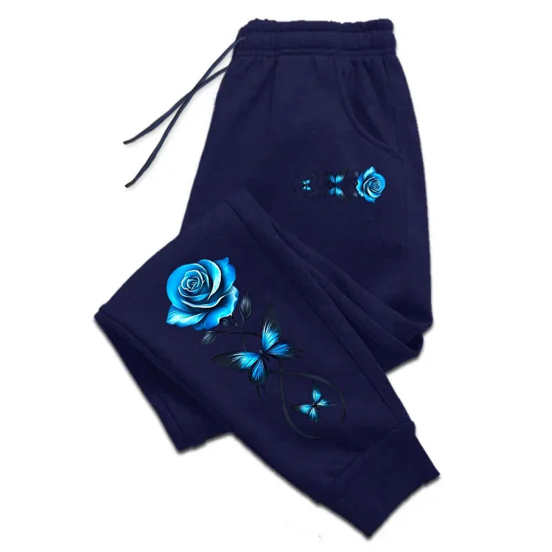 Women’s Casual Jogger Sweatpants With Elastic Waistband