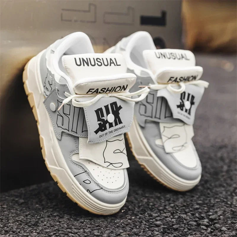 Men's Casual Sneakers With Anti-Slip Rubber Sole